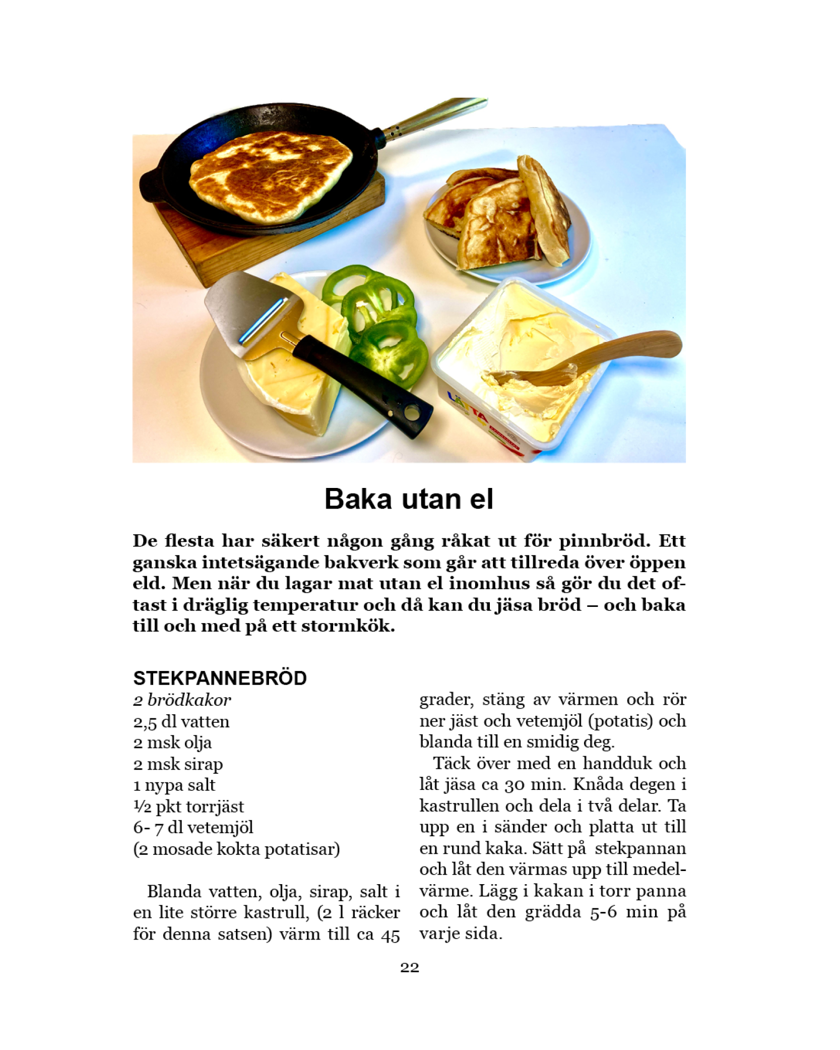 Kokbok för strömlösa